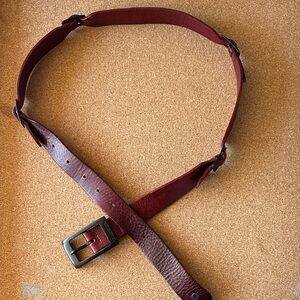 women’s diesel Burgundy Leather Belt